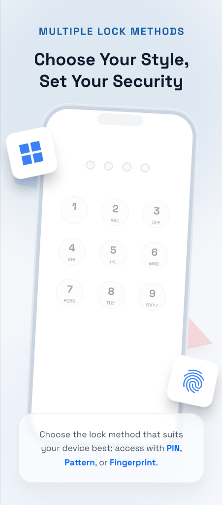 Multiple lock methods